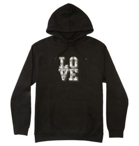 Mikiny S Kapucňou DC BLABAC x Kalis Love Park Panske Čierne | 560149ZKI