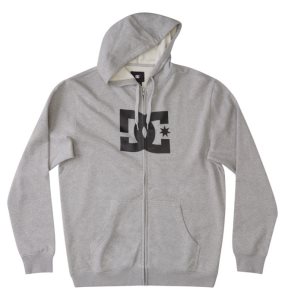 Mikiny S Kapucňou DC Star Zip-Up Panske Siva | 679801ERD