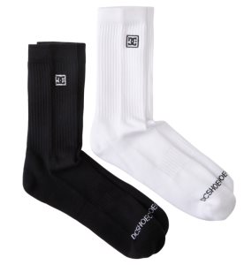 Ponozky DC 2-Pack Crew Panske Biele | 089476DVJ
