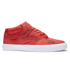 Skate Topanky DC Kalis Vulc MID Panske Červené | 351847CQM