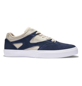 Skate Topanky DC Kalis Vulc Panske Námornícka Modrá Hnedožltý | 675210BYZ
