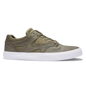 Skate Topanky DC Kalis Vulc Panske Olivovo Zelená | 528794IEH