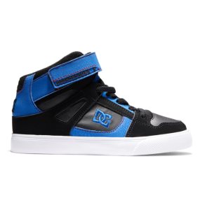 Snurovacie Topanky DC Pure High Elastic Cipkovane High Tops Detske Čierne Modre Červené | 263754MVK