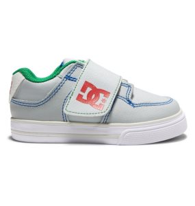 Snurovacie Topanky DC Pure Shoes Detske Siva Siva Červené | 573289XNK