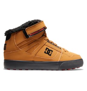Snurovacie Topanky DC Pure Winterized Detske Hnede Čierne | 253409KTA