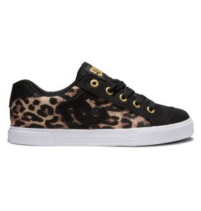 Tenisky DC Chelsea Damske Čierne Leopardie | 628901AGO