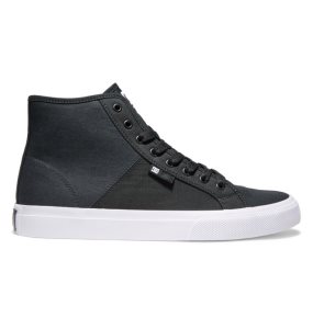 Tenisky DC Manual HI Platene High Tops RIPSTOP Panske Čierne | 691840NYQ