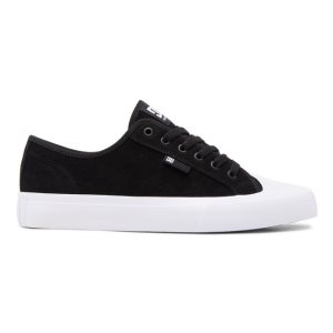 Tenisky DC Manual RT S Semisove Skate Panske Čierne Biele | 876540KFH