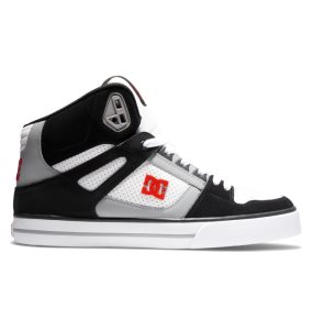 Tenisky DC Pure High Tops Panske Čierne Biele Červené | 715642FZO