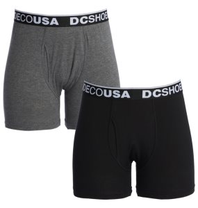 Vybavenie DC Softies Boxer Brief Panske Siva Čierne | 064375DTB