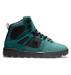 Zimne Cizmy DC Pure High Tops Nepremokave Panske Tmavo Zelene | 249305CVX