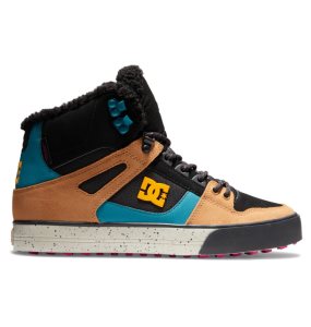 Zimne Cizmy DC Pure High Tops Panske Čierne Hnede Čierne | 463801IHO